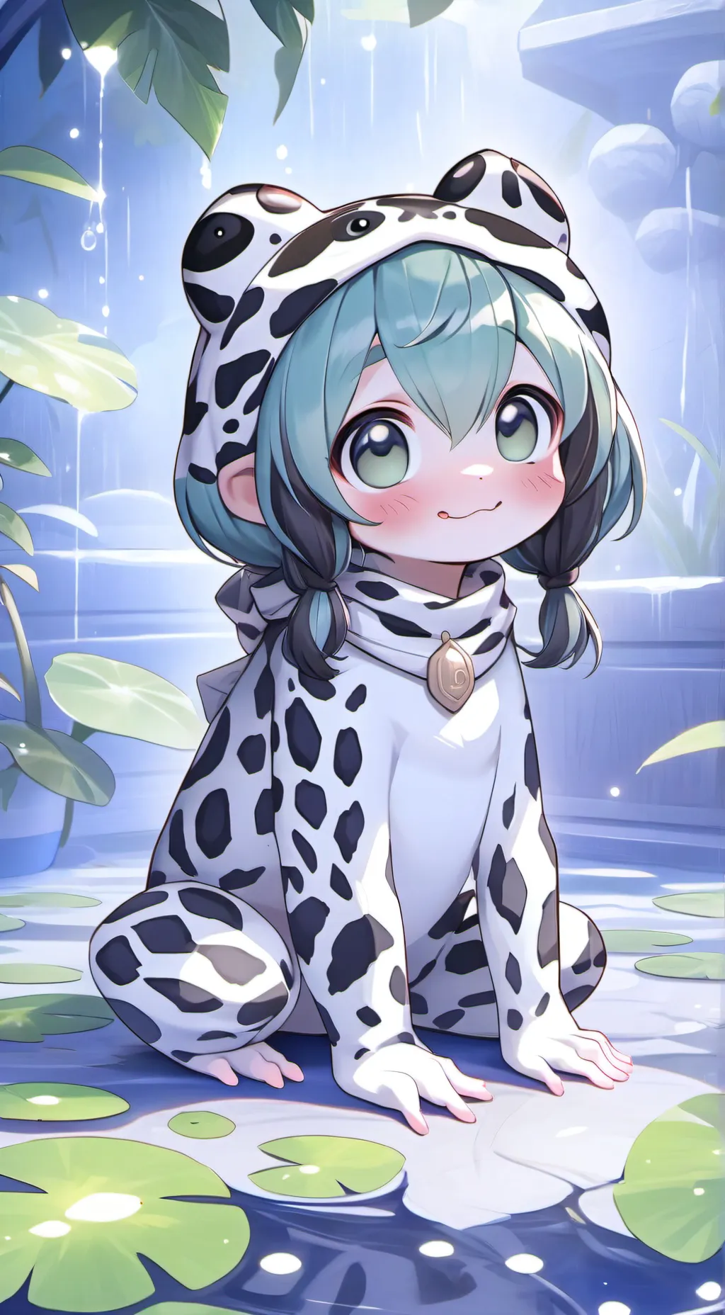 ai character: frogy pal background