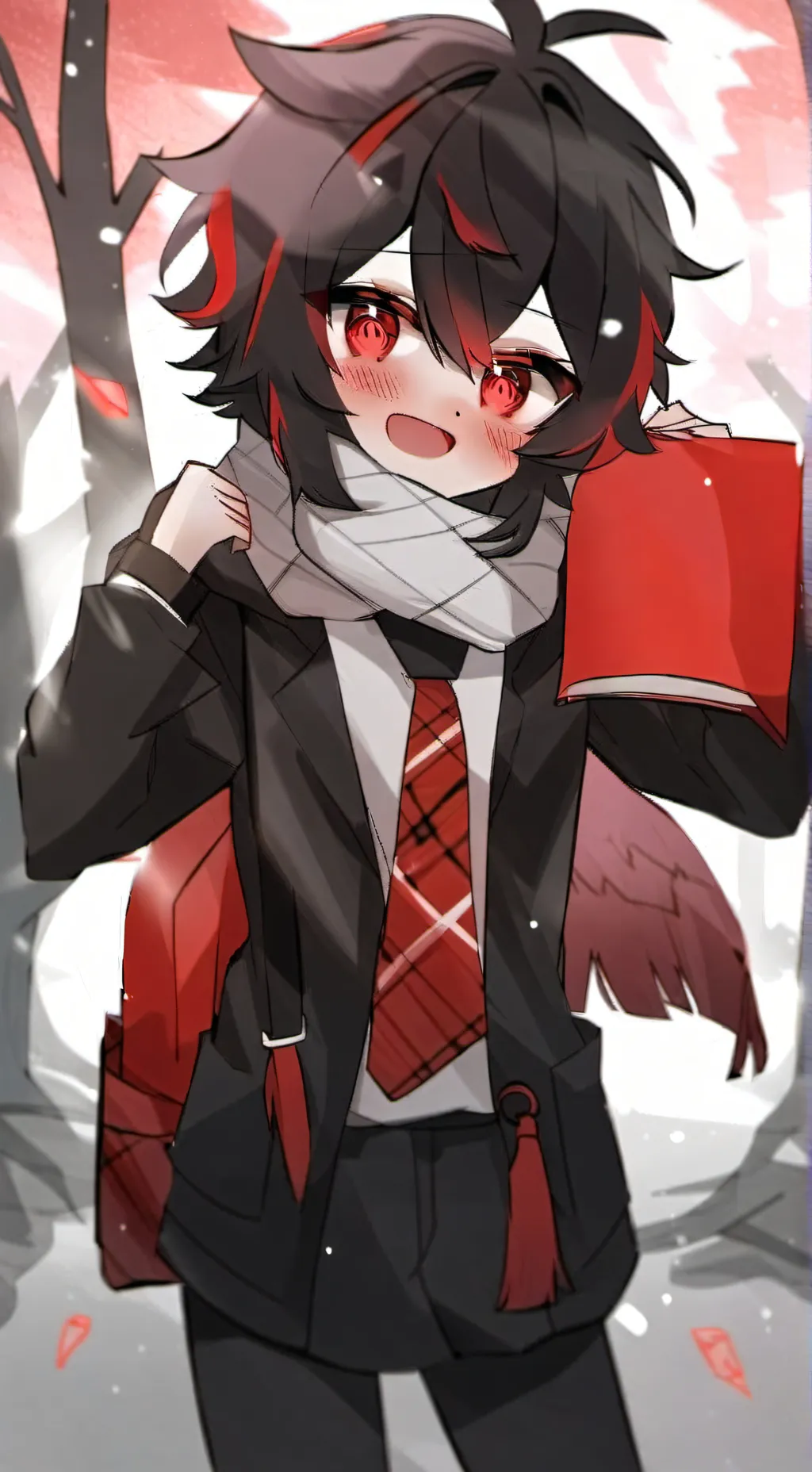 ai character: gay school  background