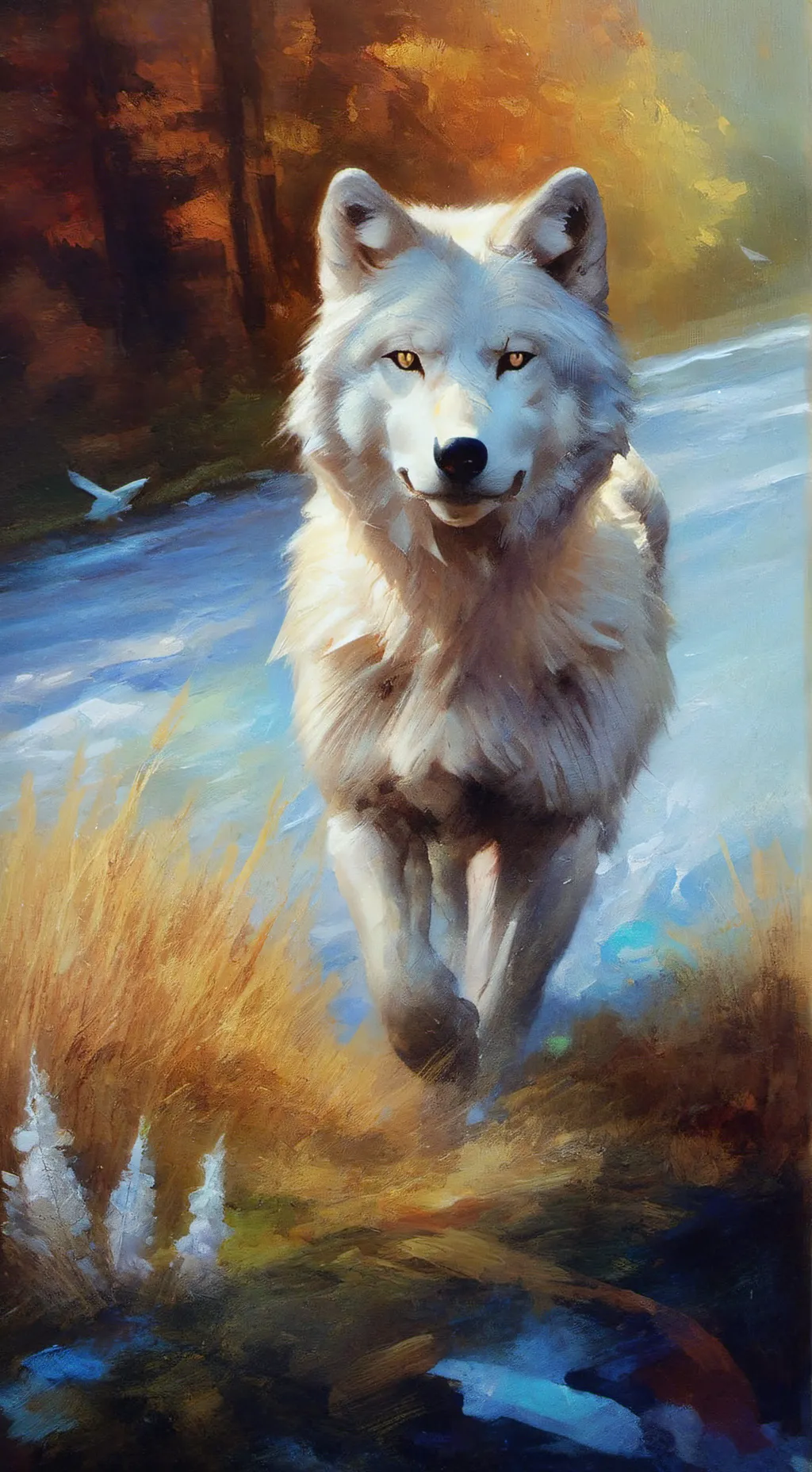 ai character: Human x half background