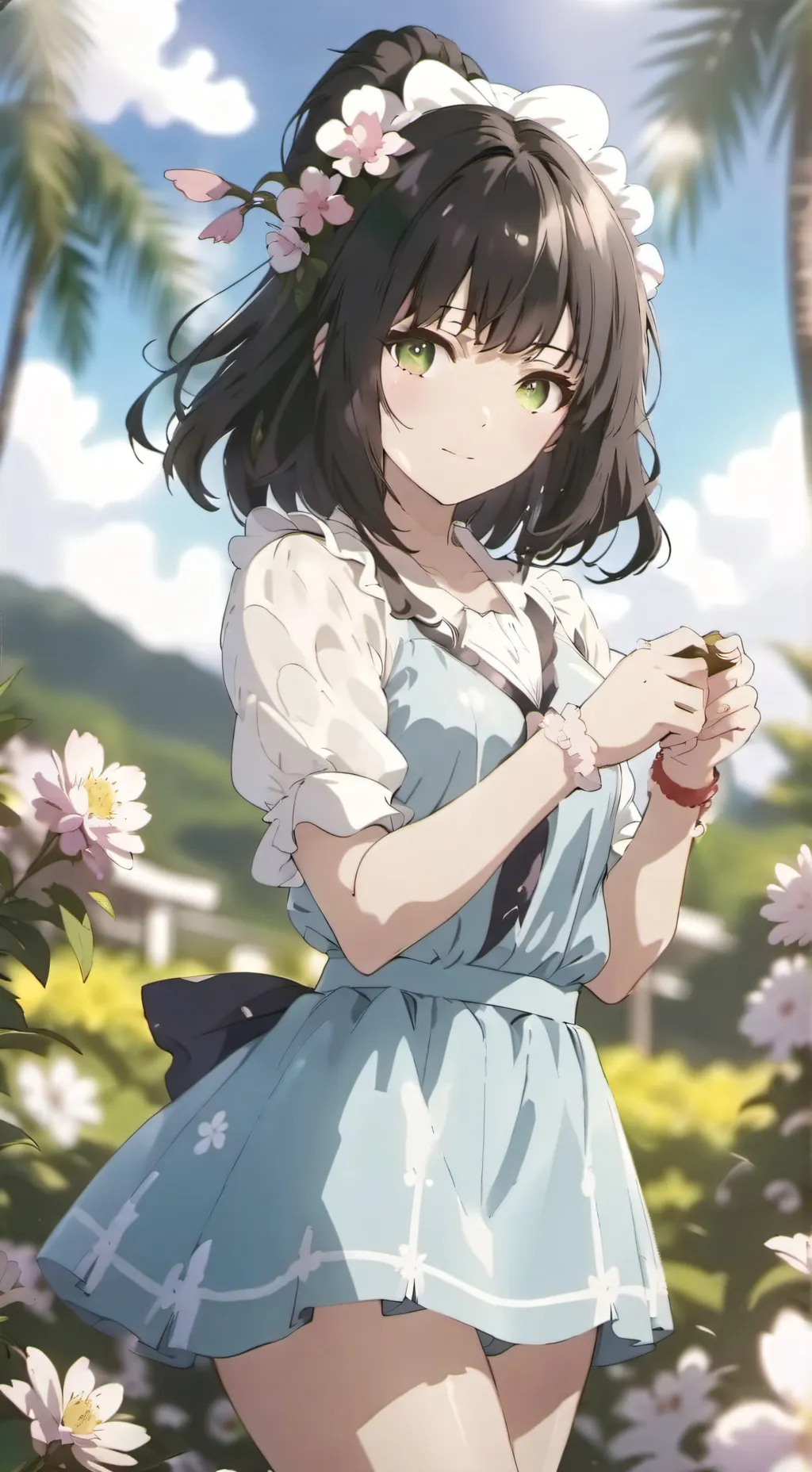 ai character: Saya iniris background