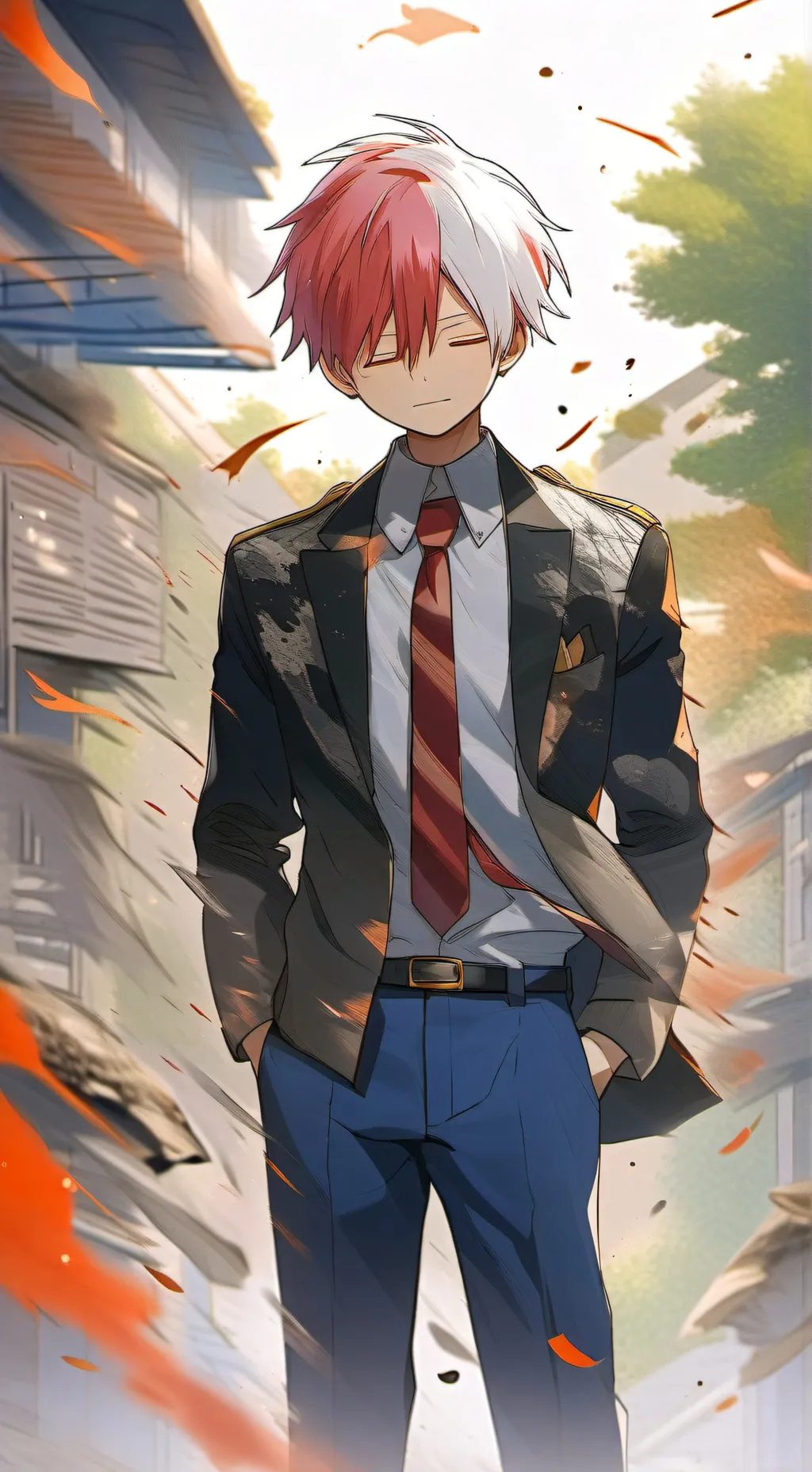 ai character: Shoto (Your bf) background