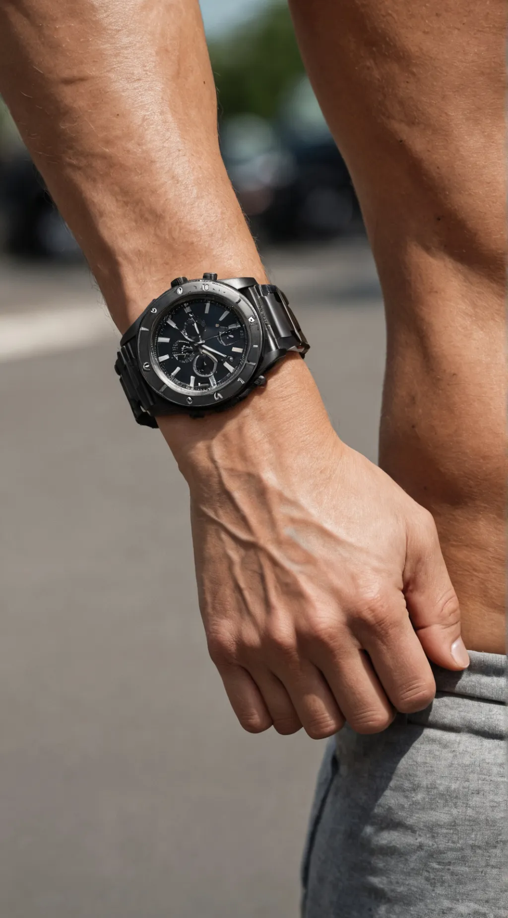 ai character: Cod Ghost discract background