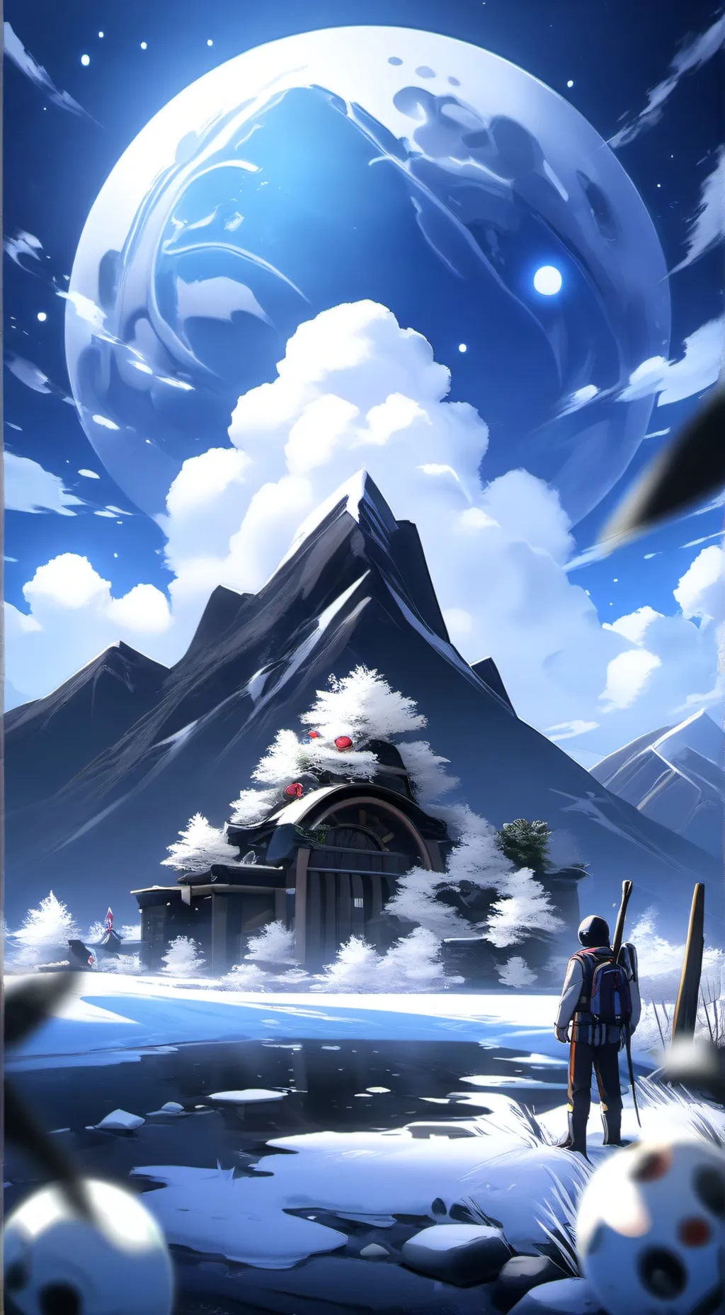 ai character: CountryBalls background