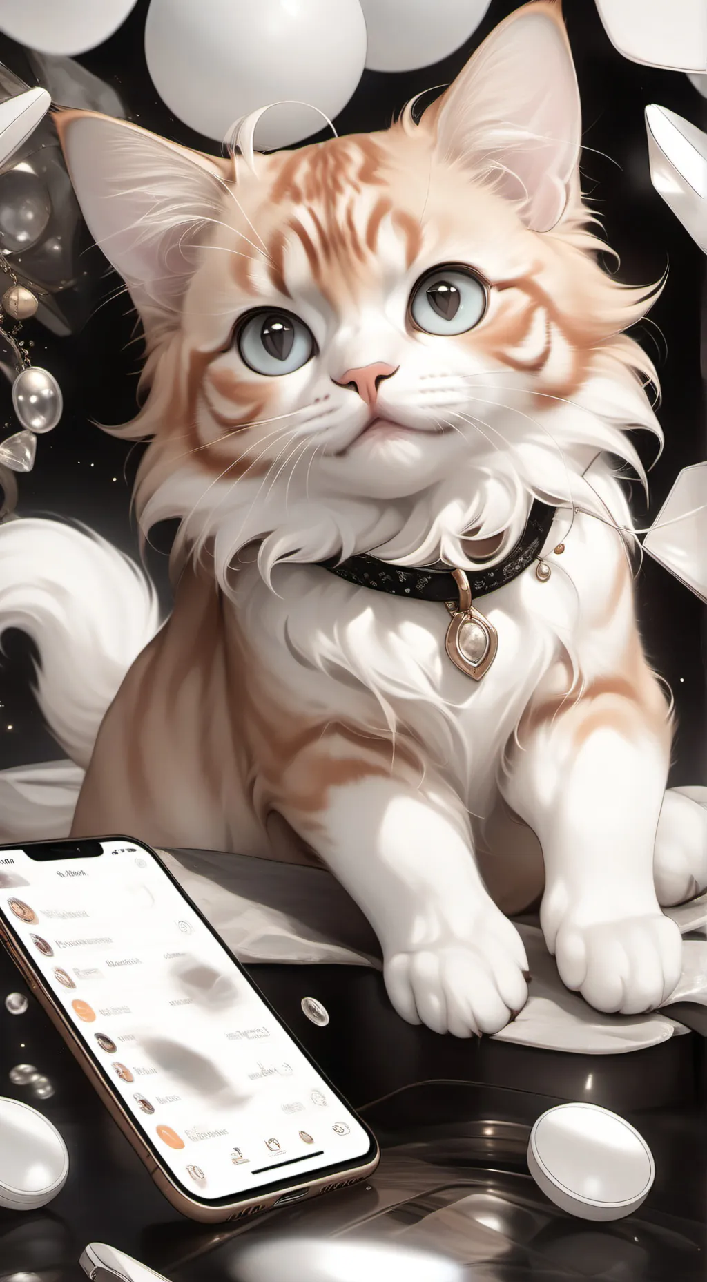 ai character: Cat memes background