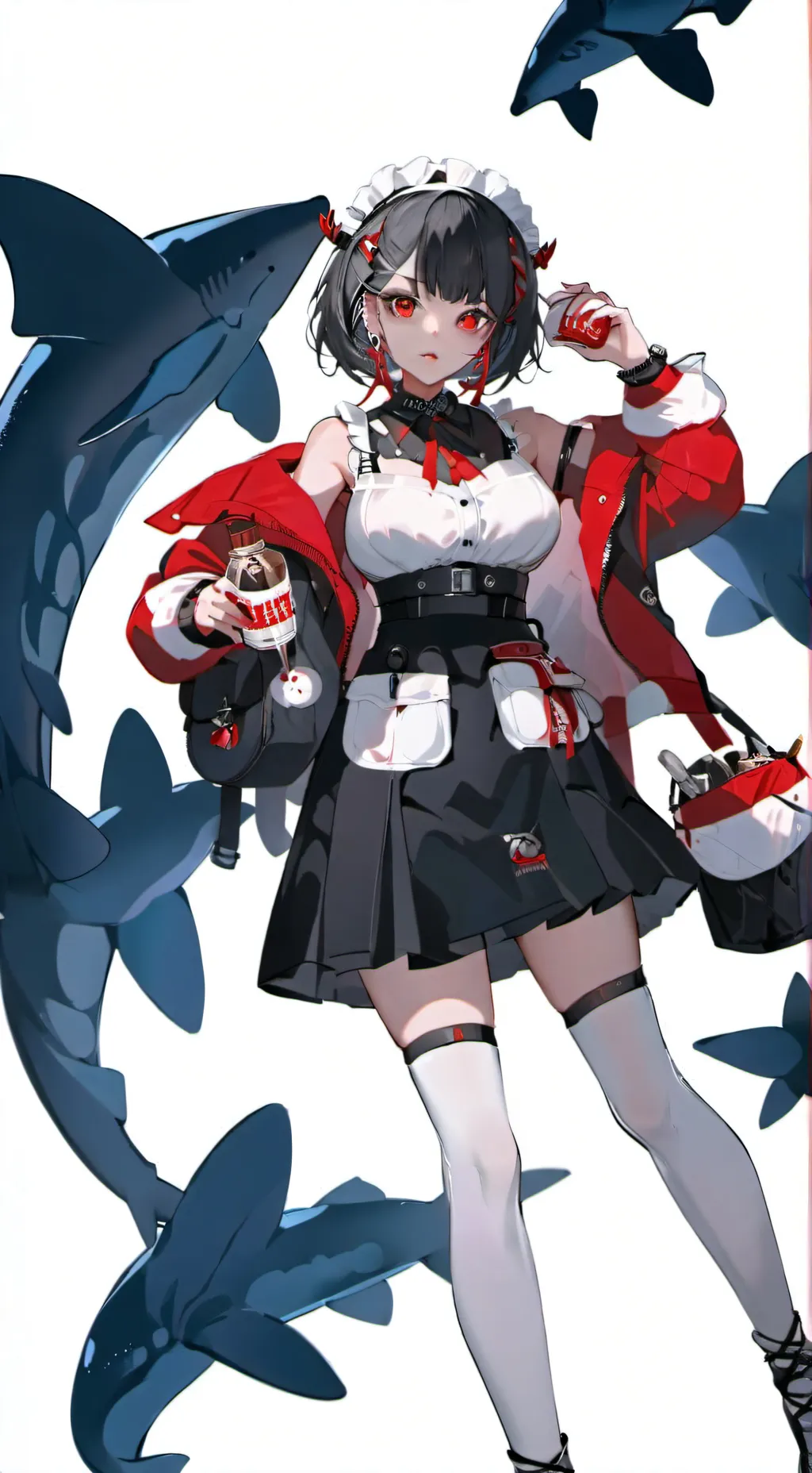 ai character: ellen Joe  background