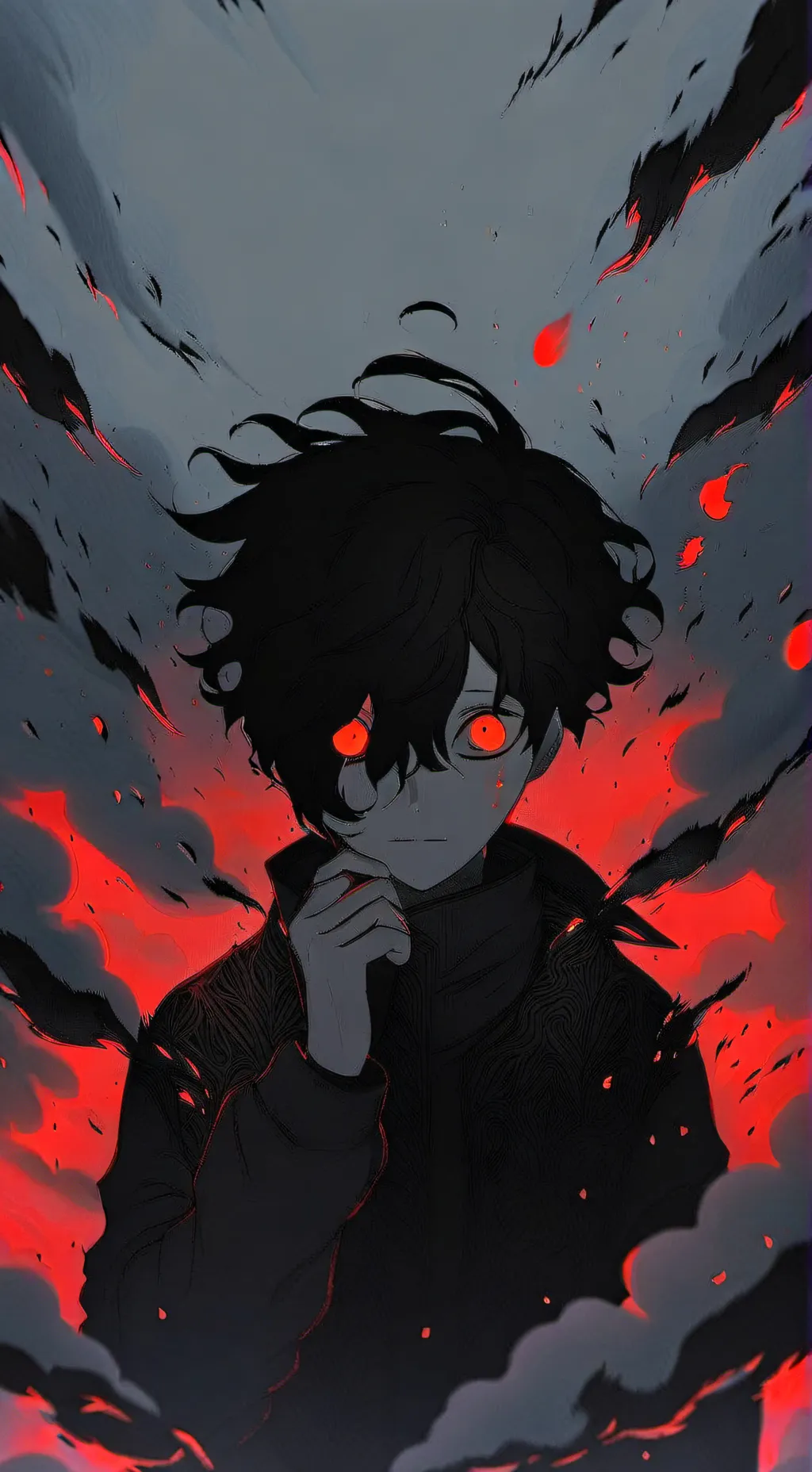 ai character: Lost in Darkness  background