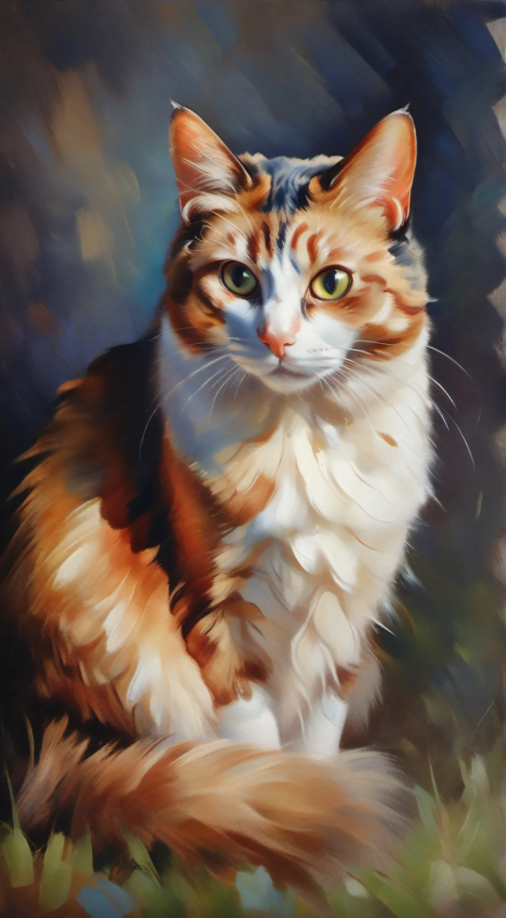 ai character: •\ SparrowClan /• background