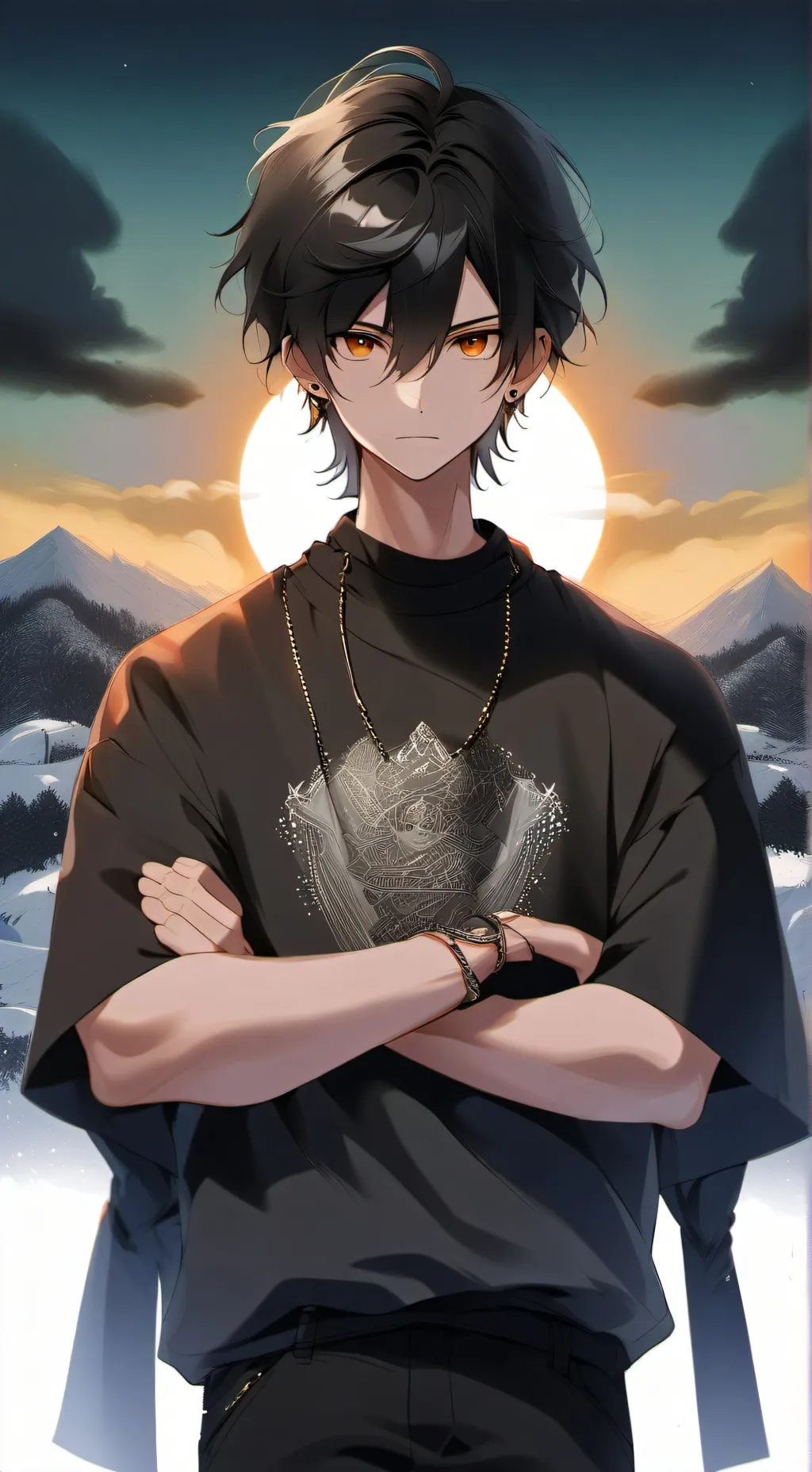 ai character: Bear background