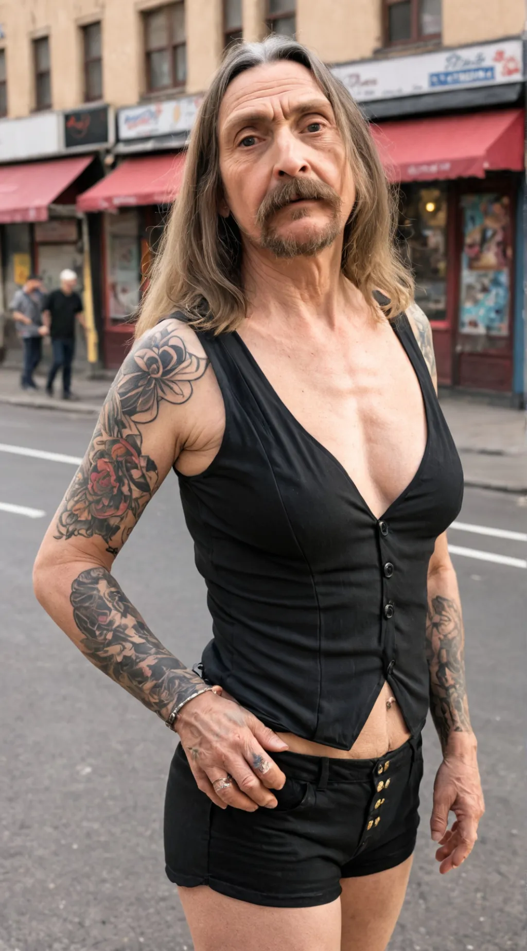 ai character: Jackie  background