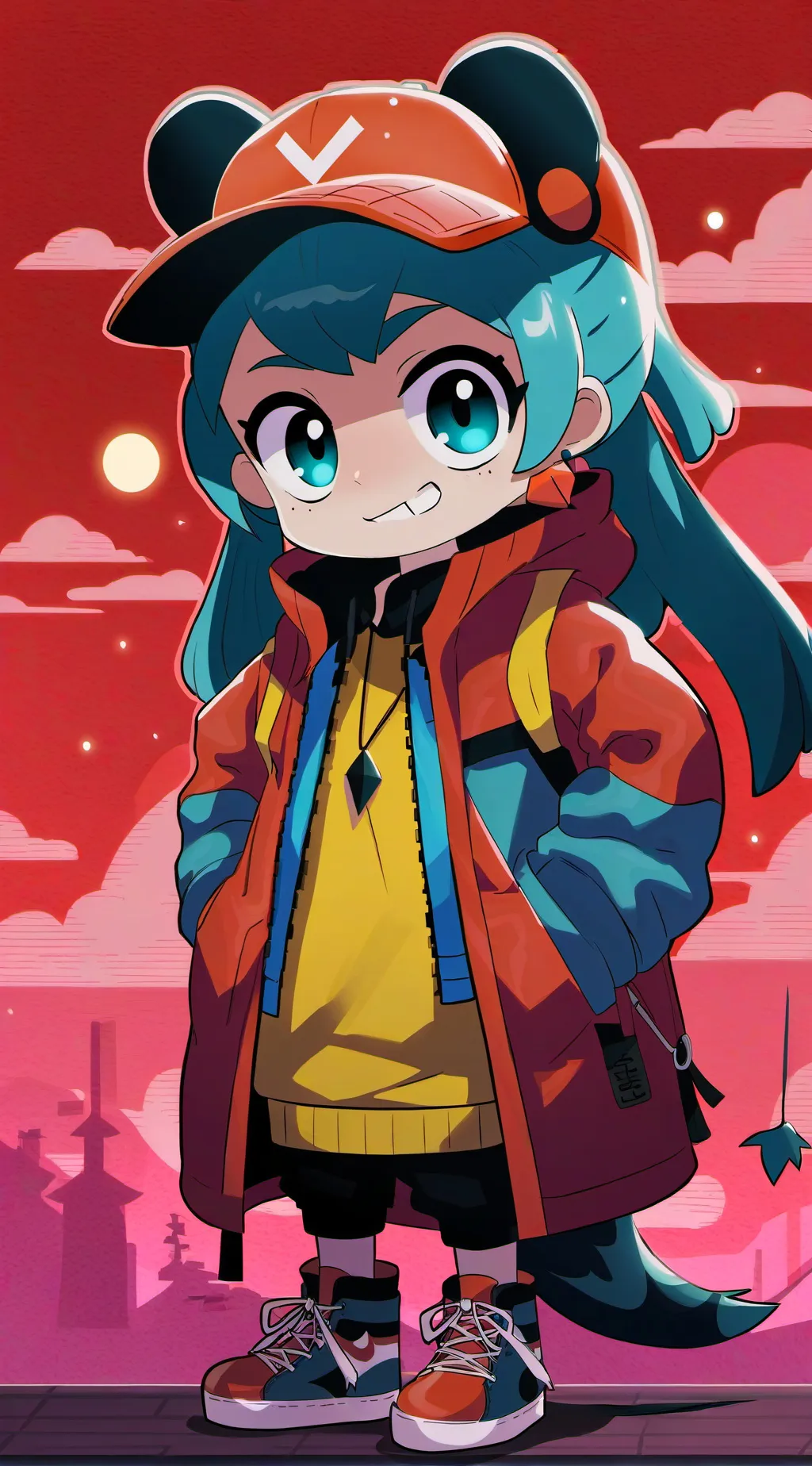 ai character: tisha (рус) background