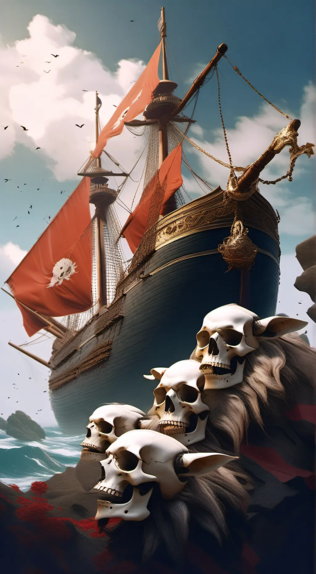 ai character: Draw hats background