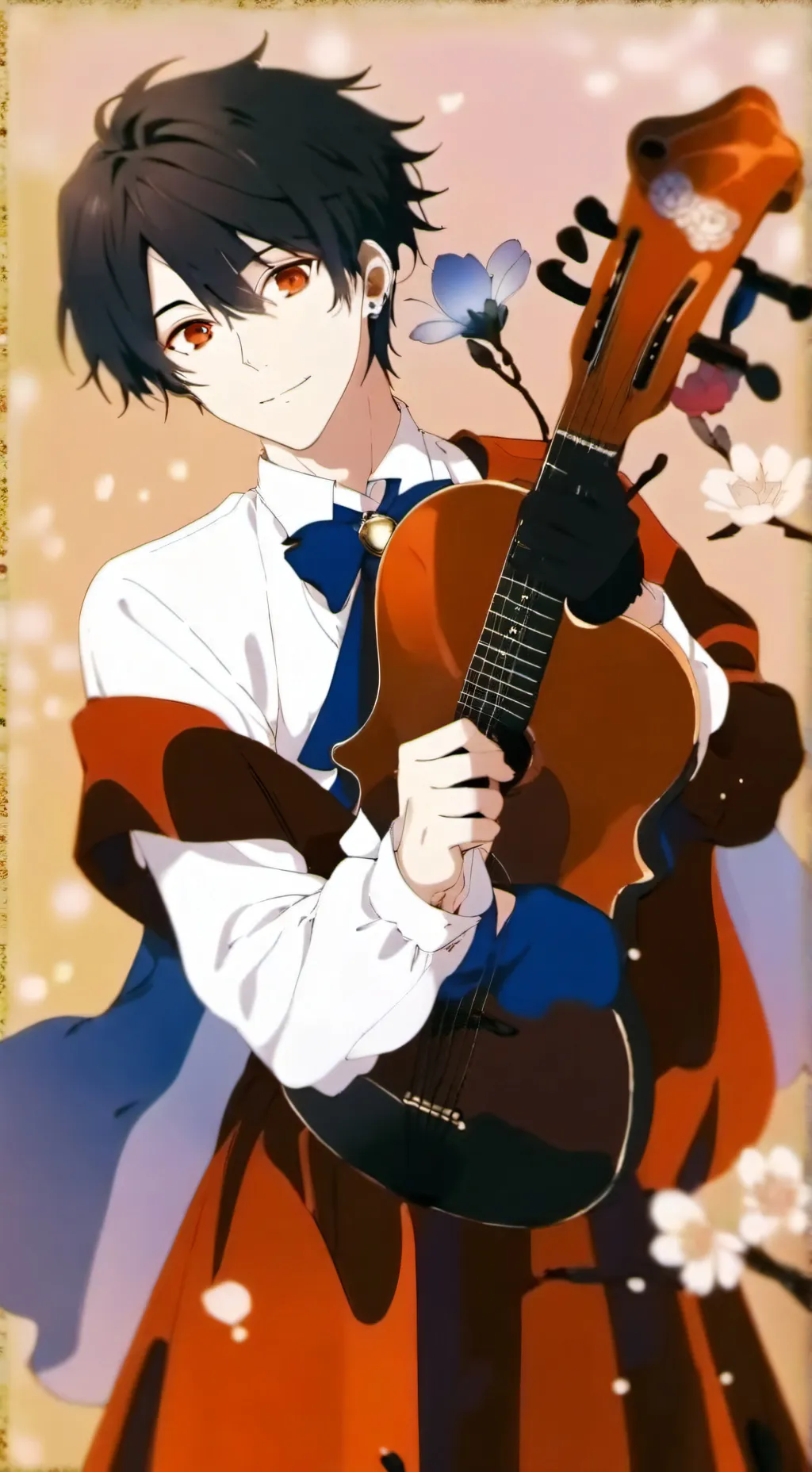 ai character: iso background