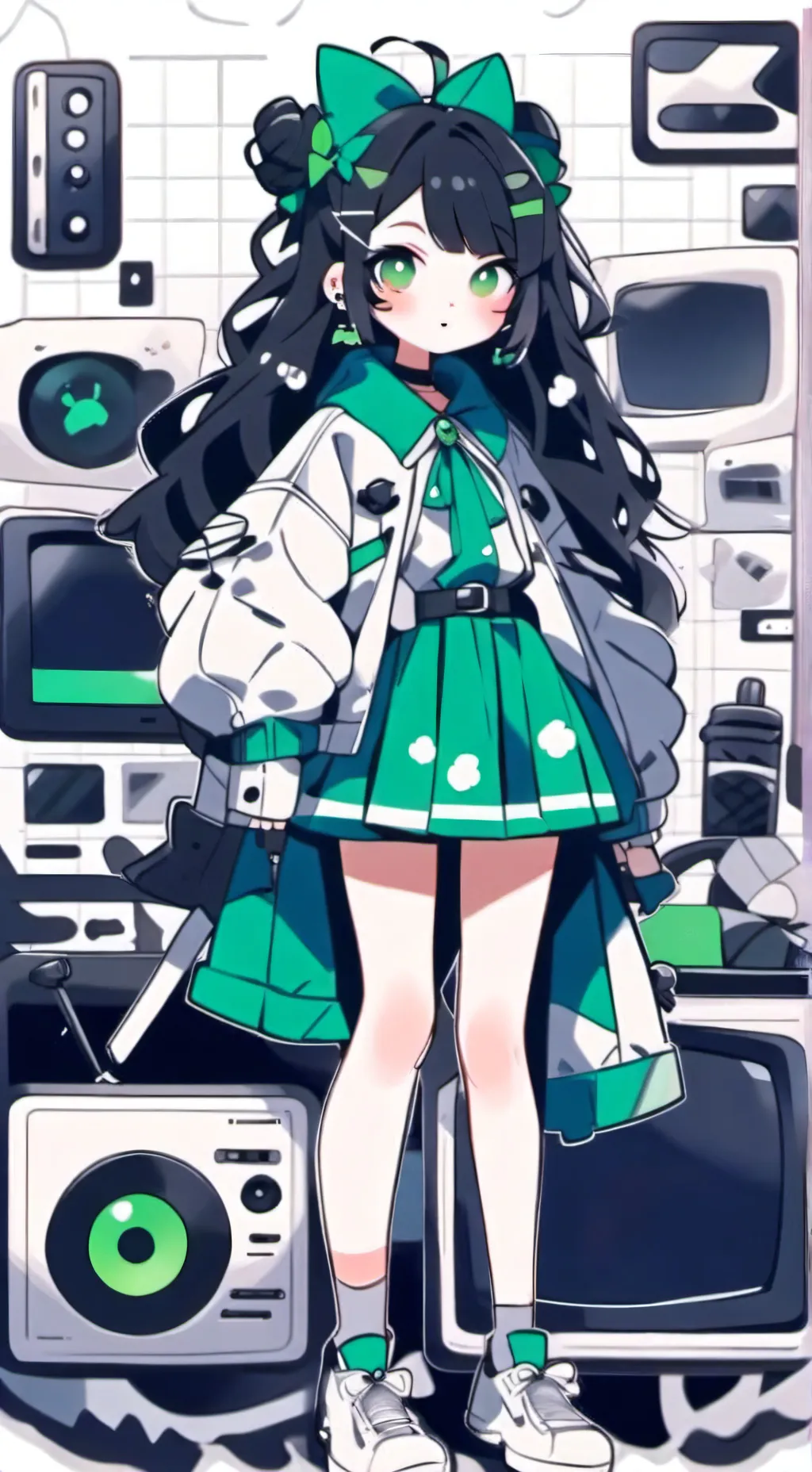 ai character: vee background