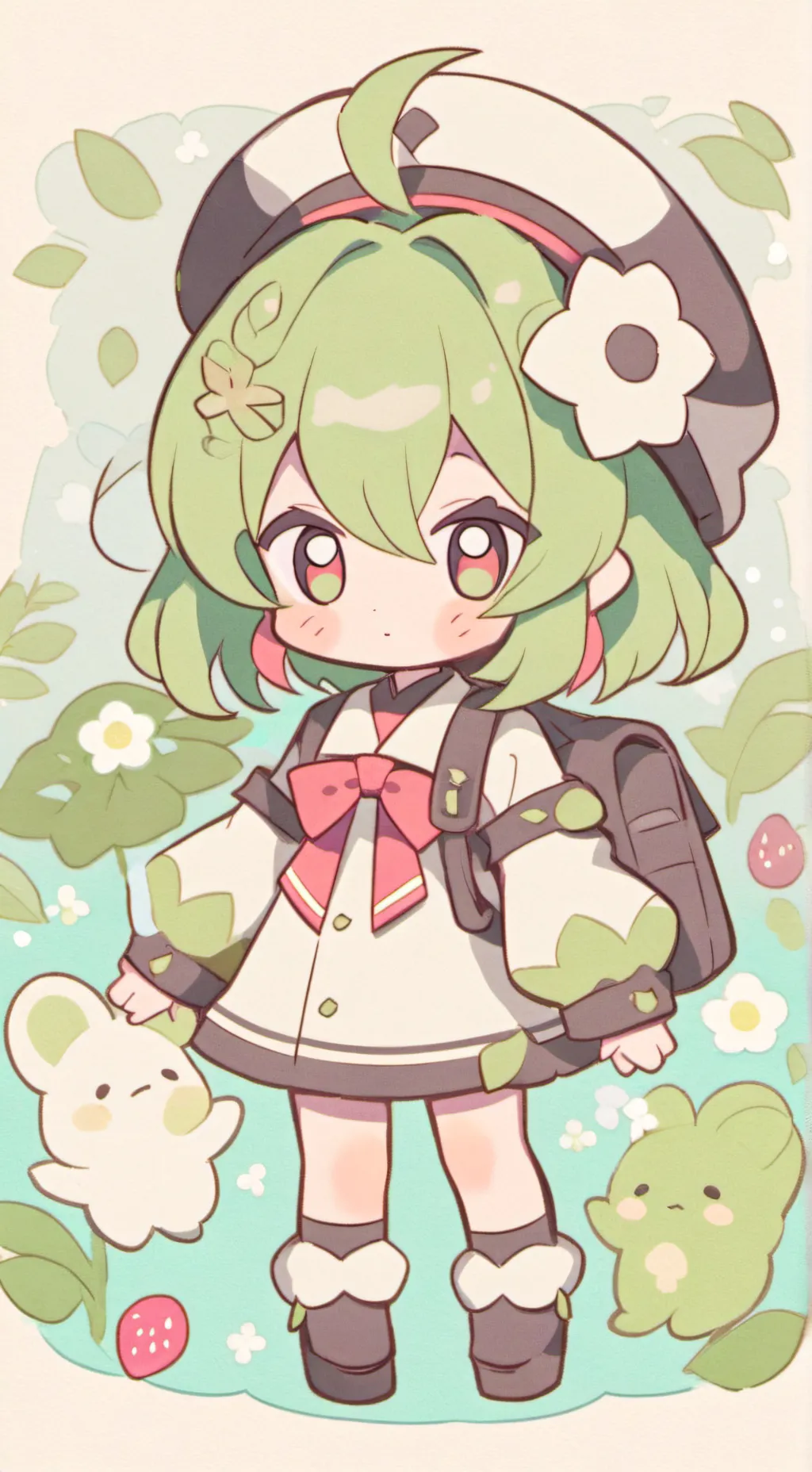 ai character: bakudeku  background