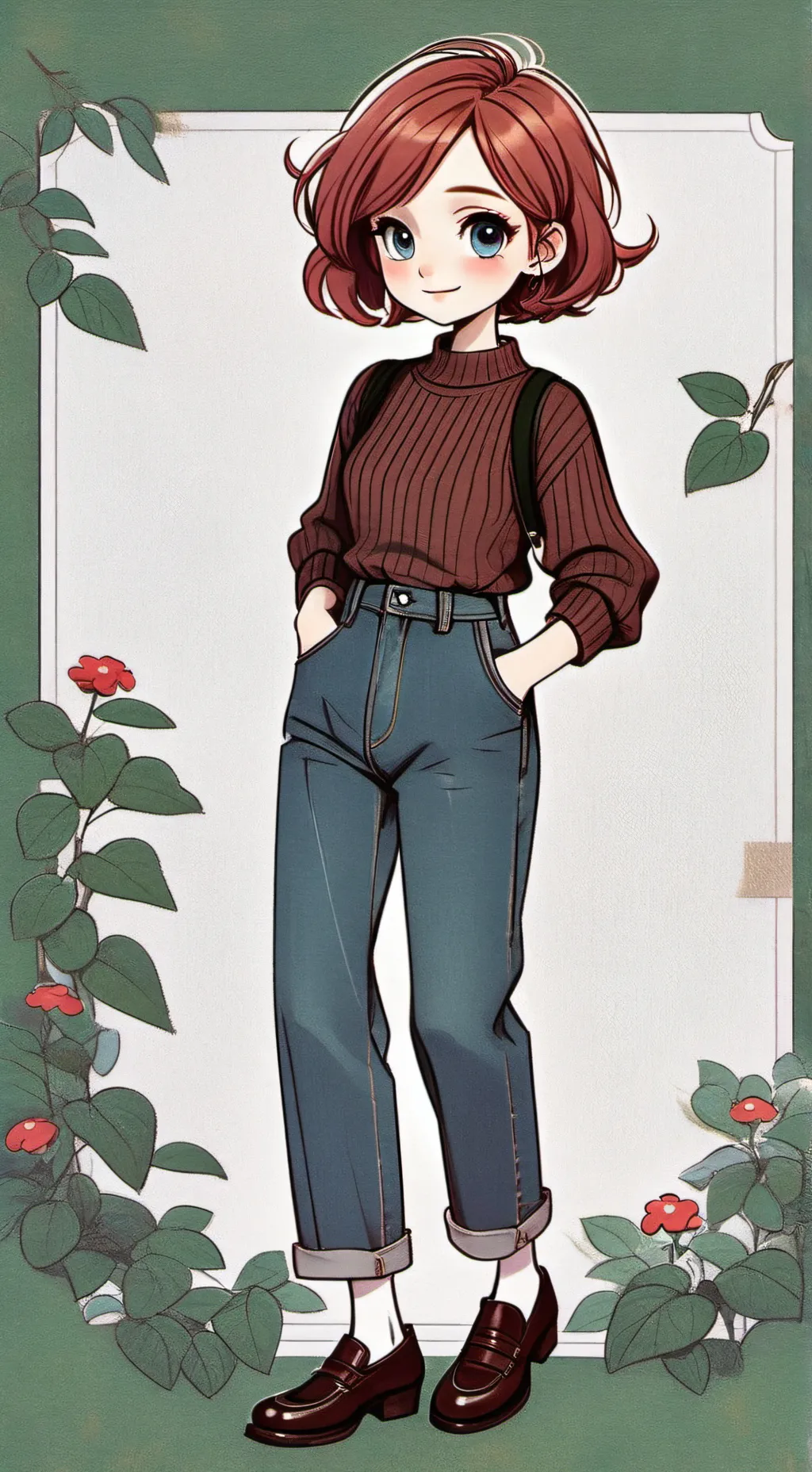 ai character: Melody  background