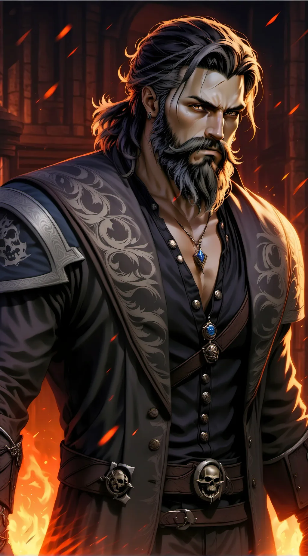 ai character: Captain Alex background