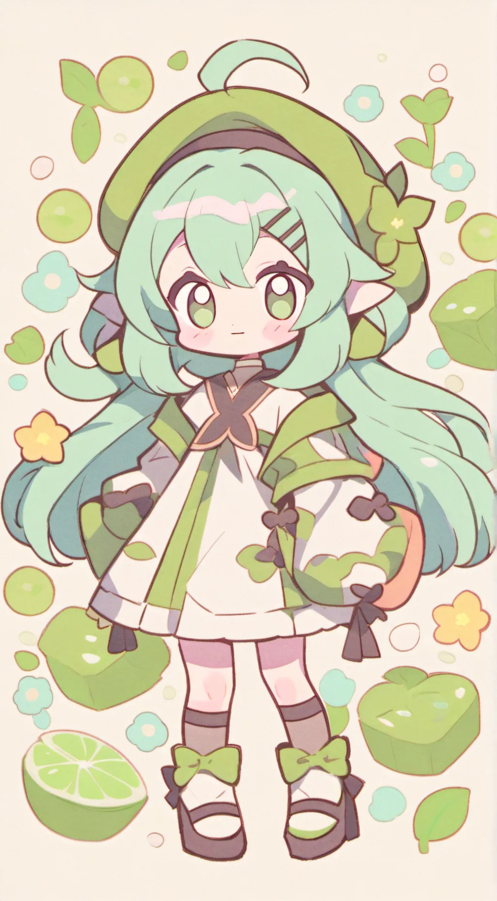 ai character: Nose xd background