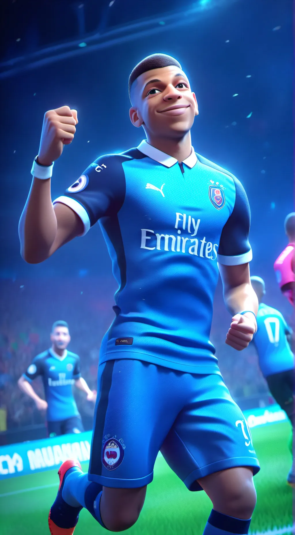ai character: mbappe background