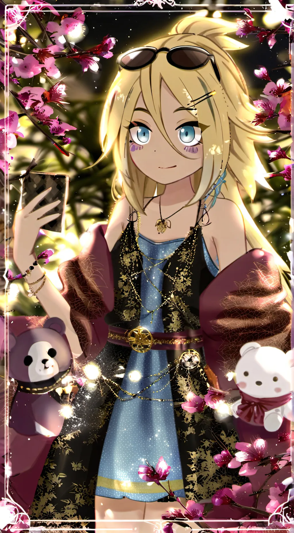 ai character: Ashley moon background