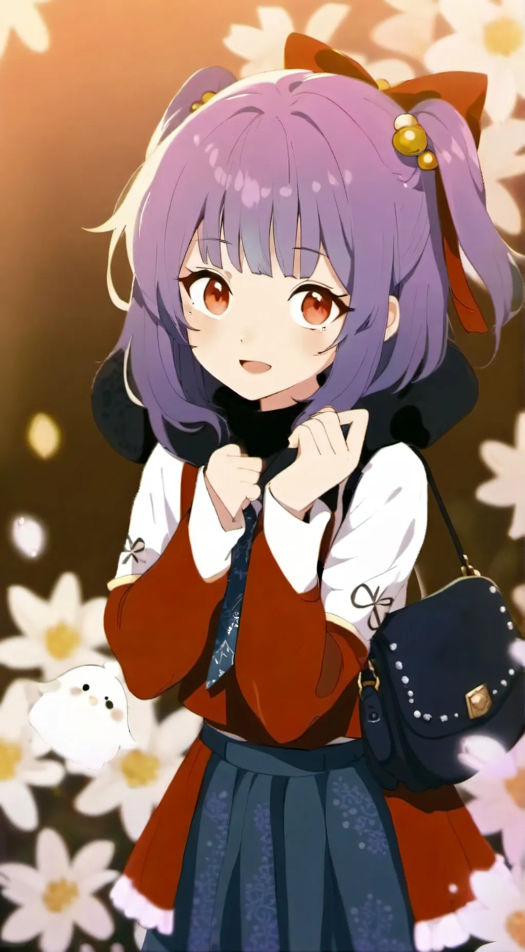 ai character: rose background