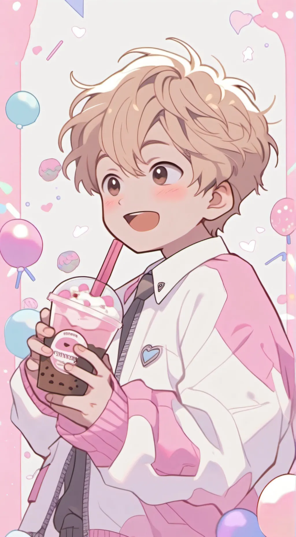 ai character: straykids hyunlix background