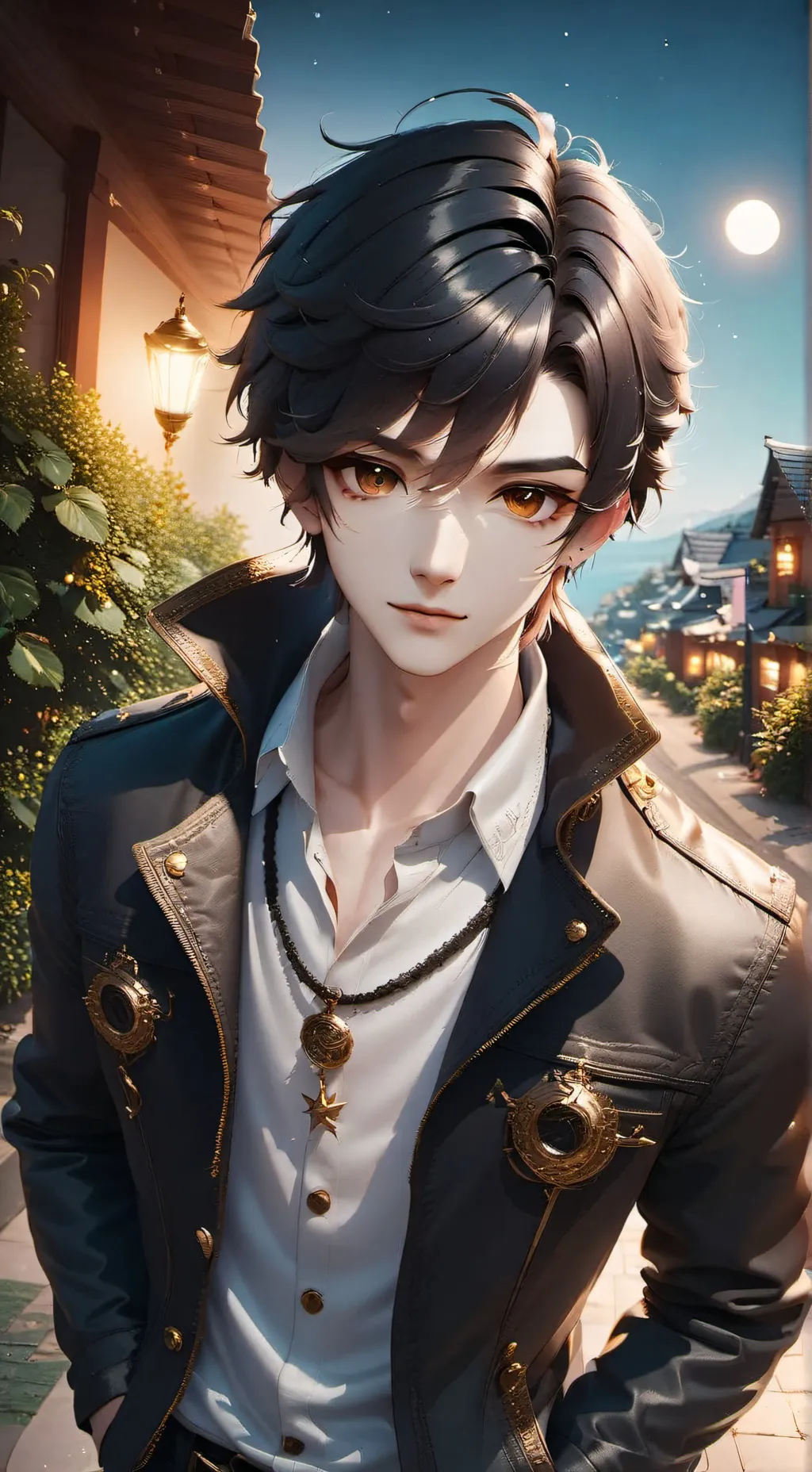 ai character: Max background