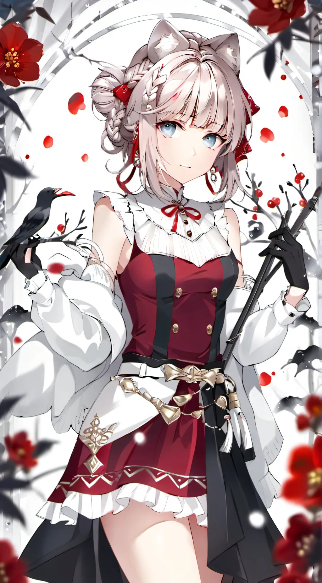 ai character: девочка background