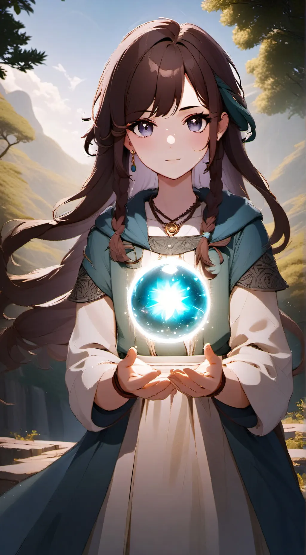 ai character: Mira background