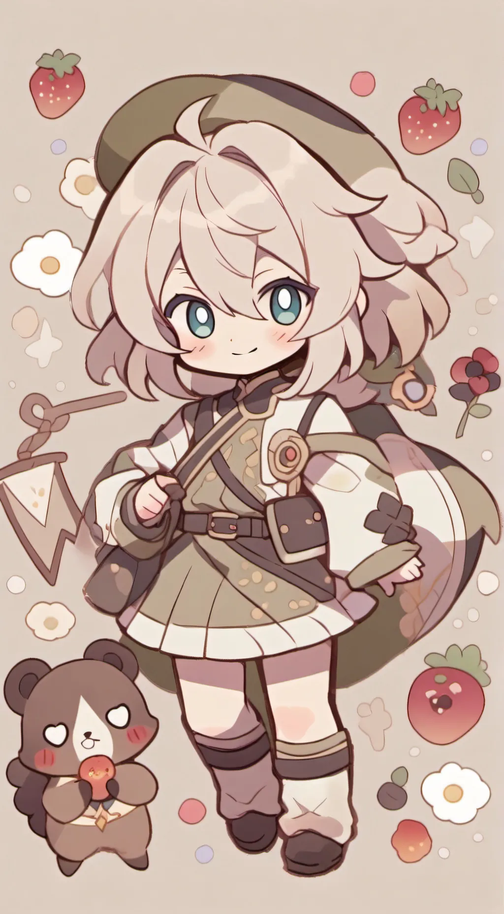 ai character: kny enfants background