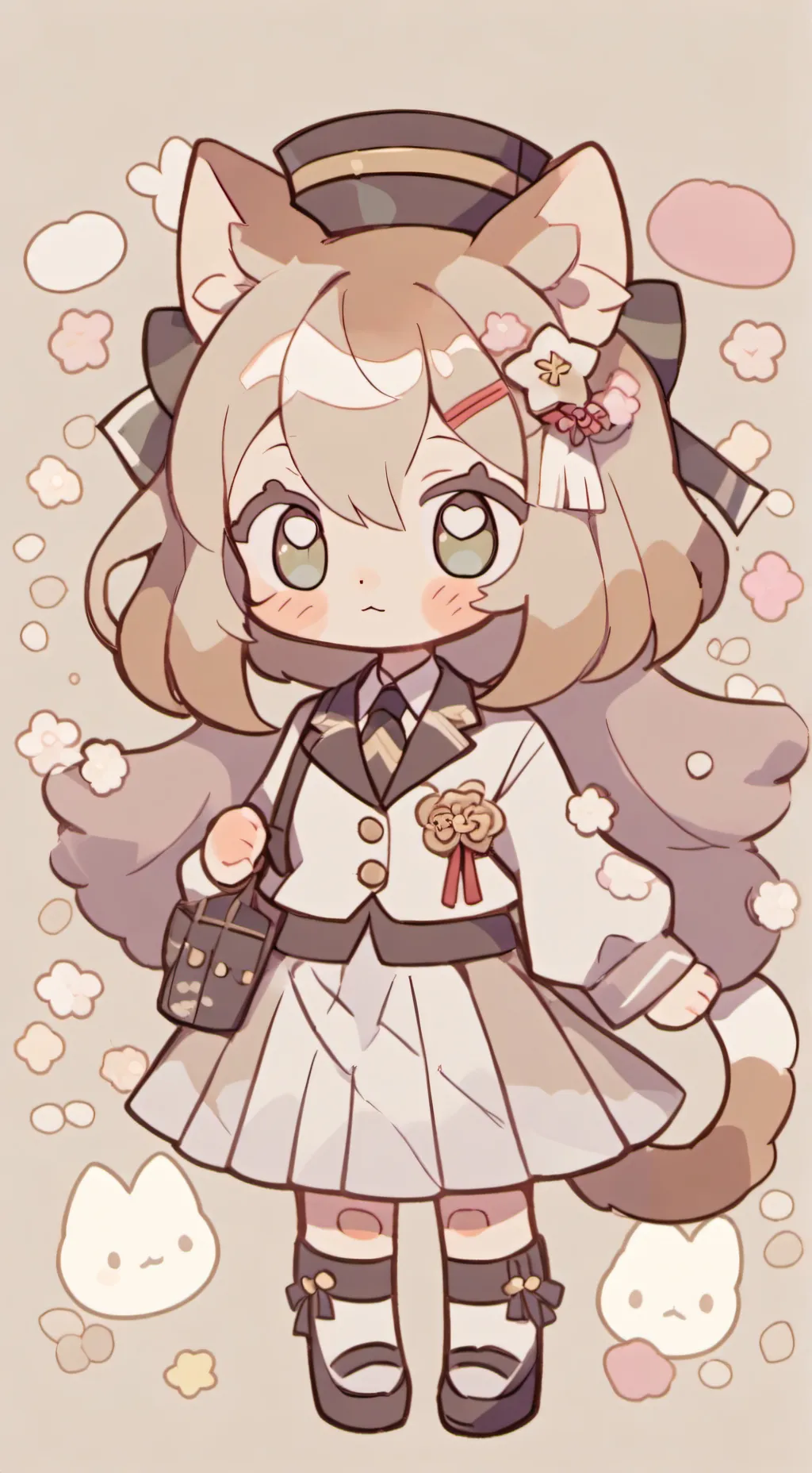 ai character: 🌸Starla the cat🌸 background