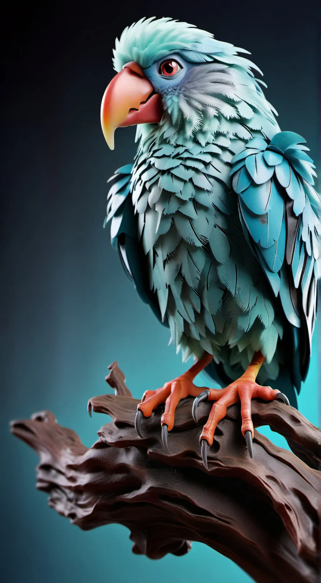 ai character: Parrot dragon background