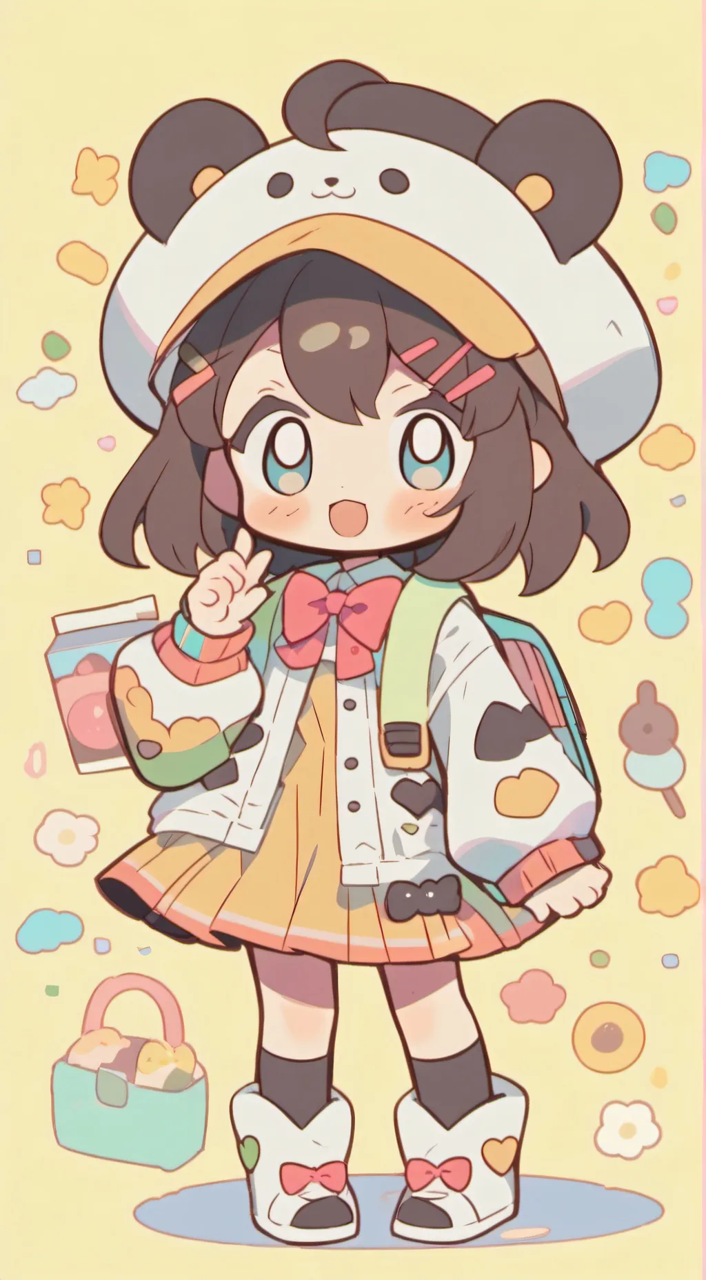 ai character: Kitty🐱 background