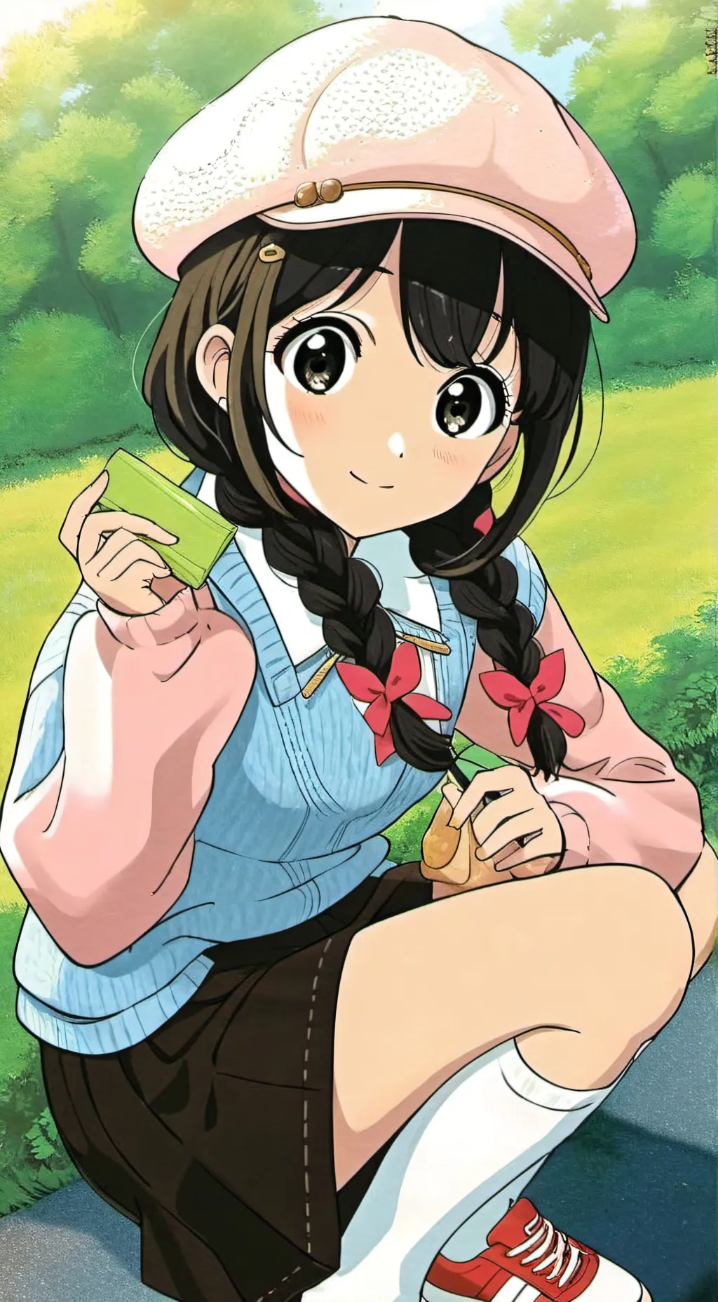 ai character: Scroch bloch background