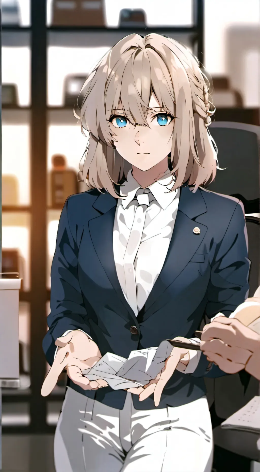 ai character: Zoé  background