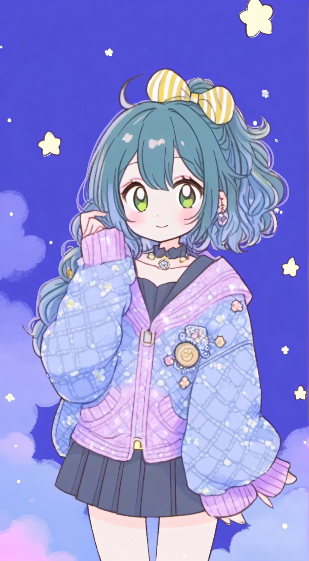 ai character: MHA plages !!!! background