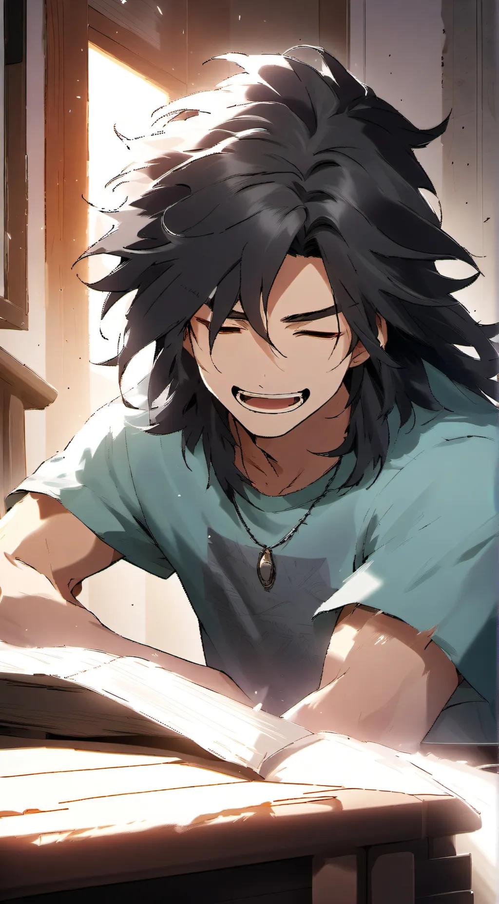 ai character: Нао background