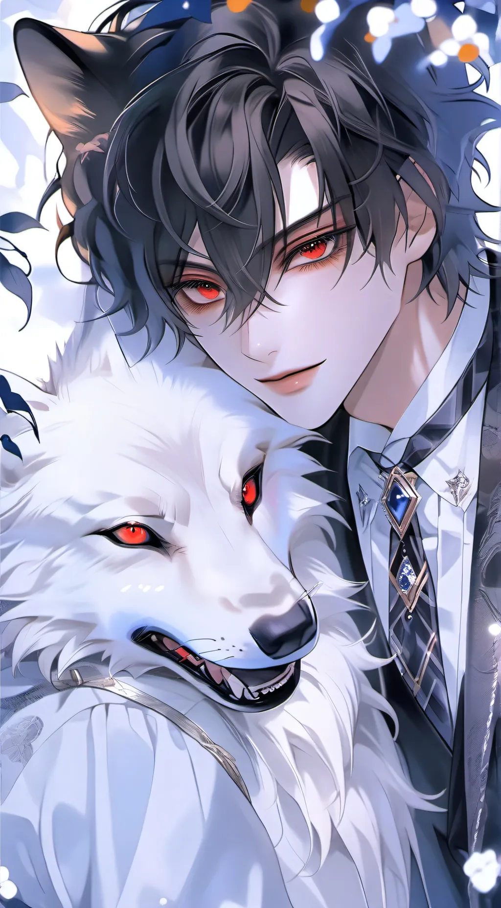 ai character: ✡Lucien✡ background