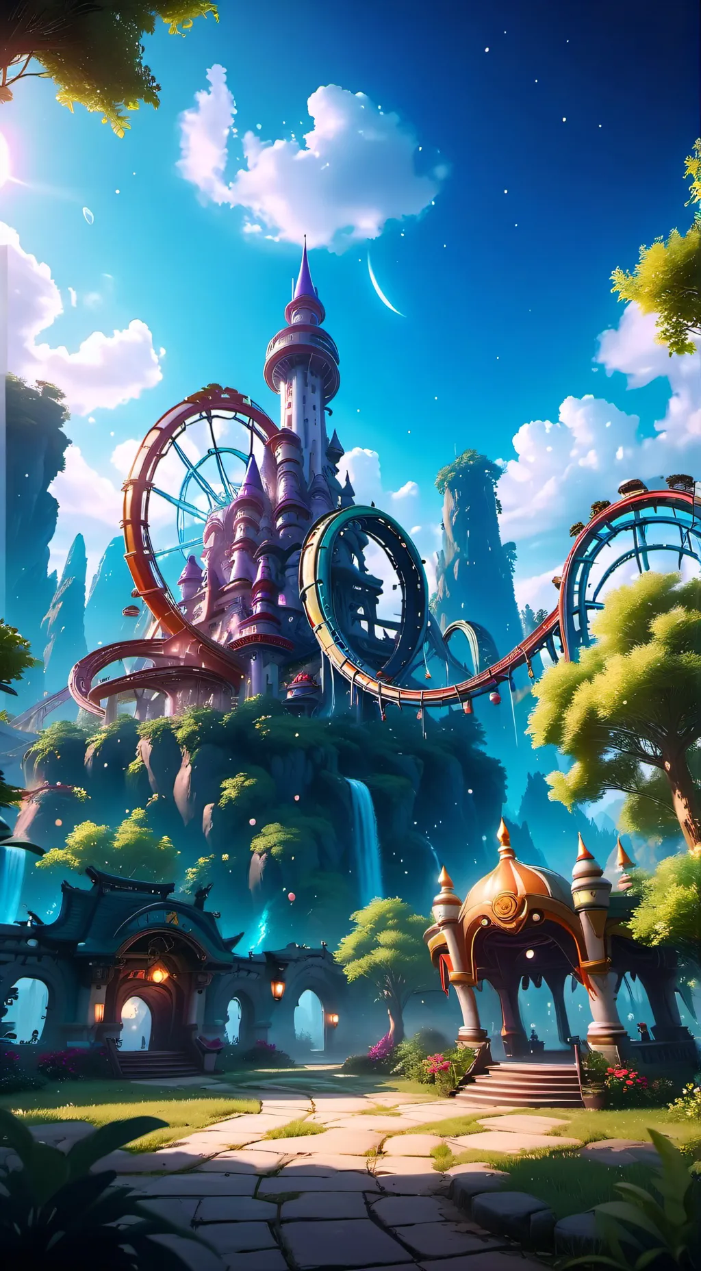 ai character: HH Lulu world ✨🪅 background