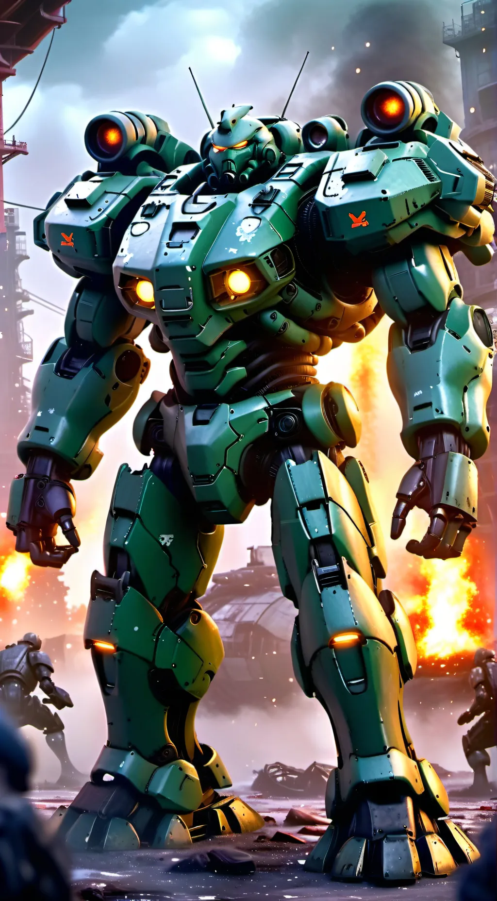 ai character: cherno alpha  background