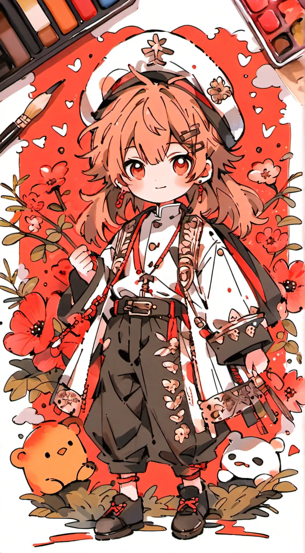 ai character: poppy playtime background