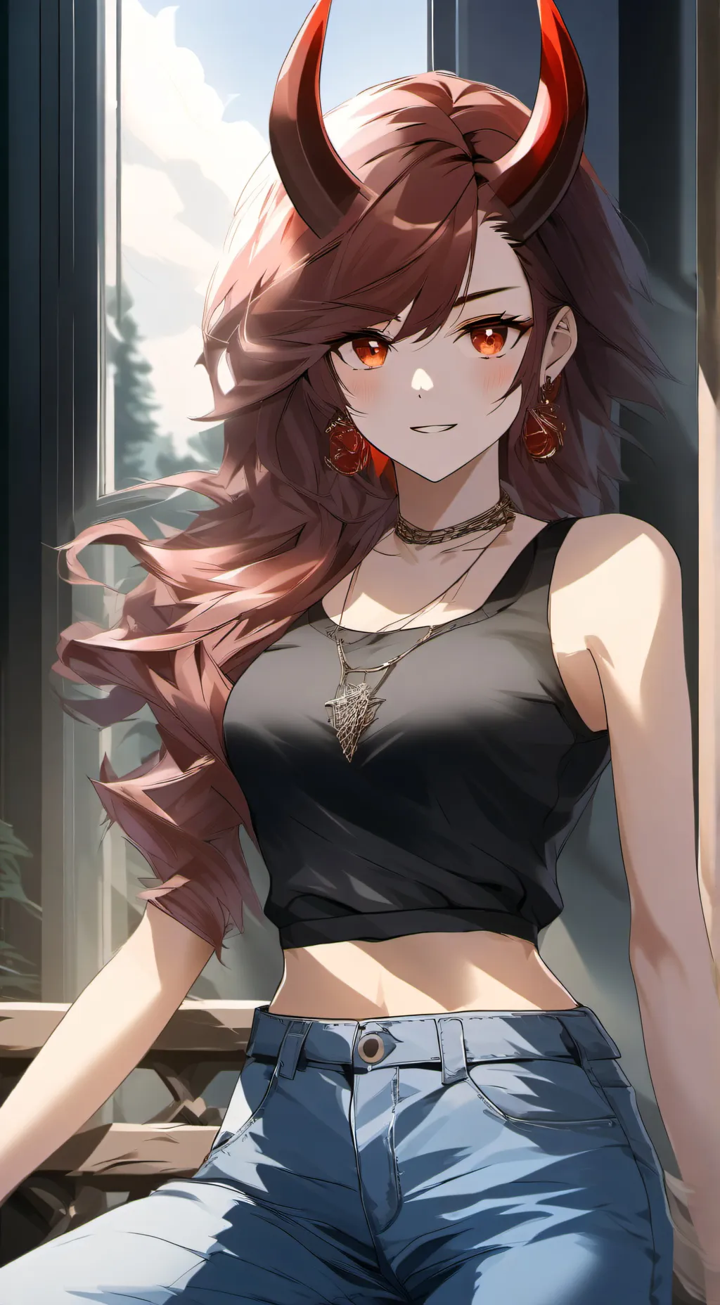 ai character: nova moon background