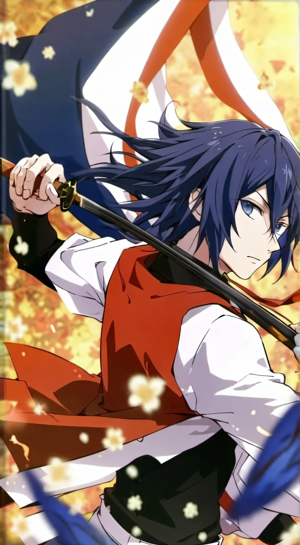 ai character: tomioka tiwestd  background