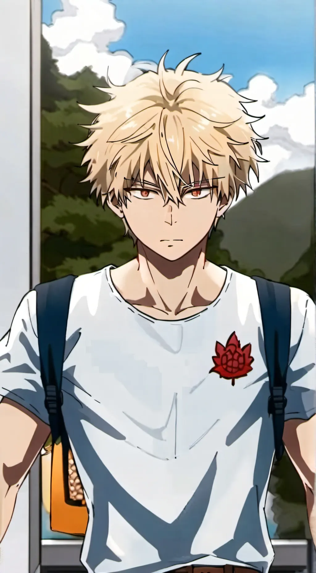 ai character: bakugo background