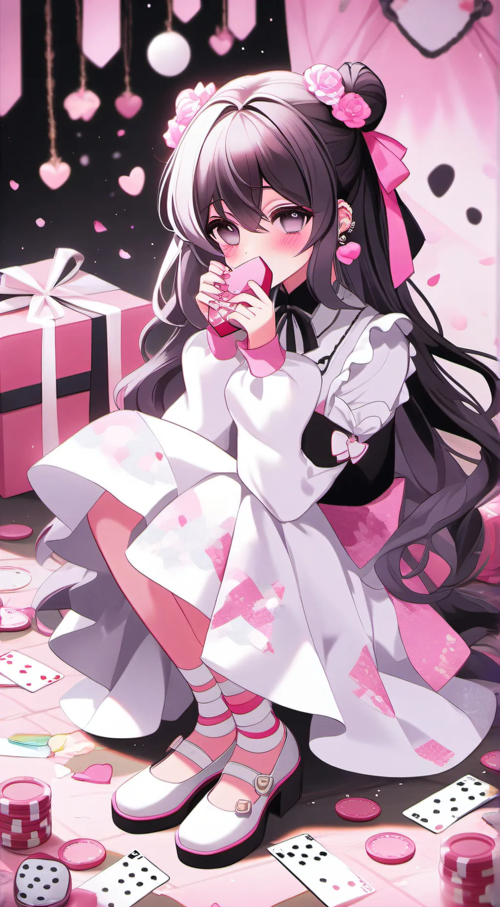 ai character: Saori 1040 background