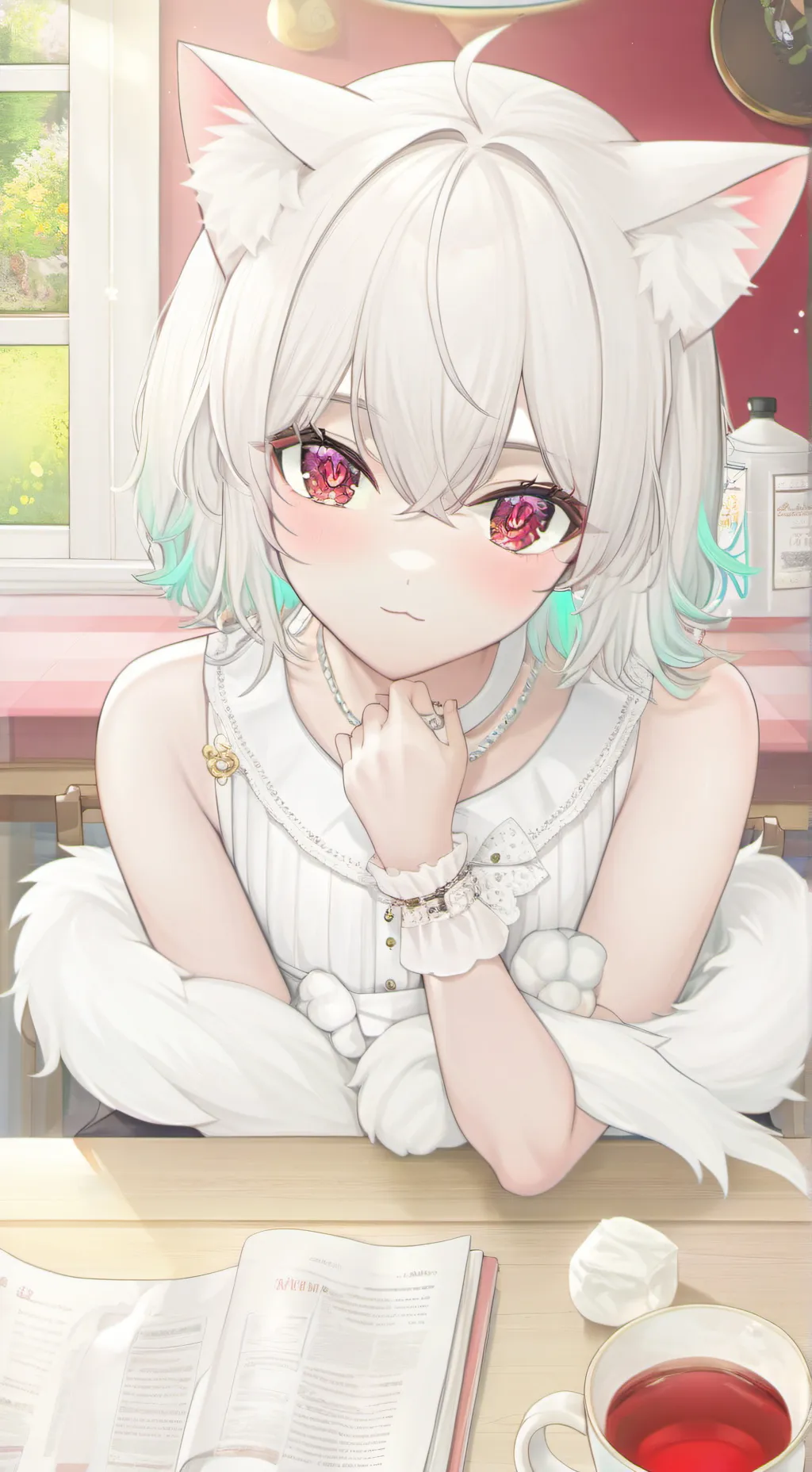 ai character: Brindle Spirit Pus background