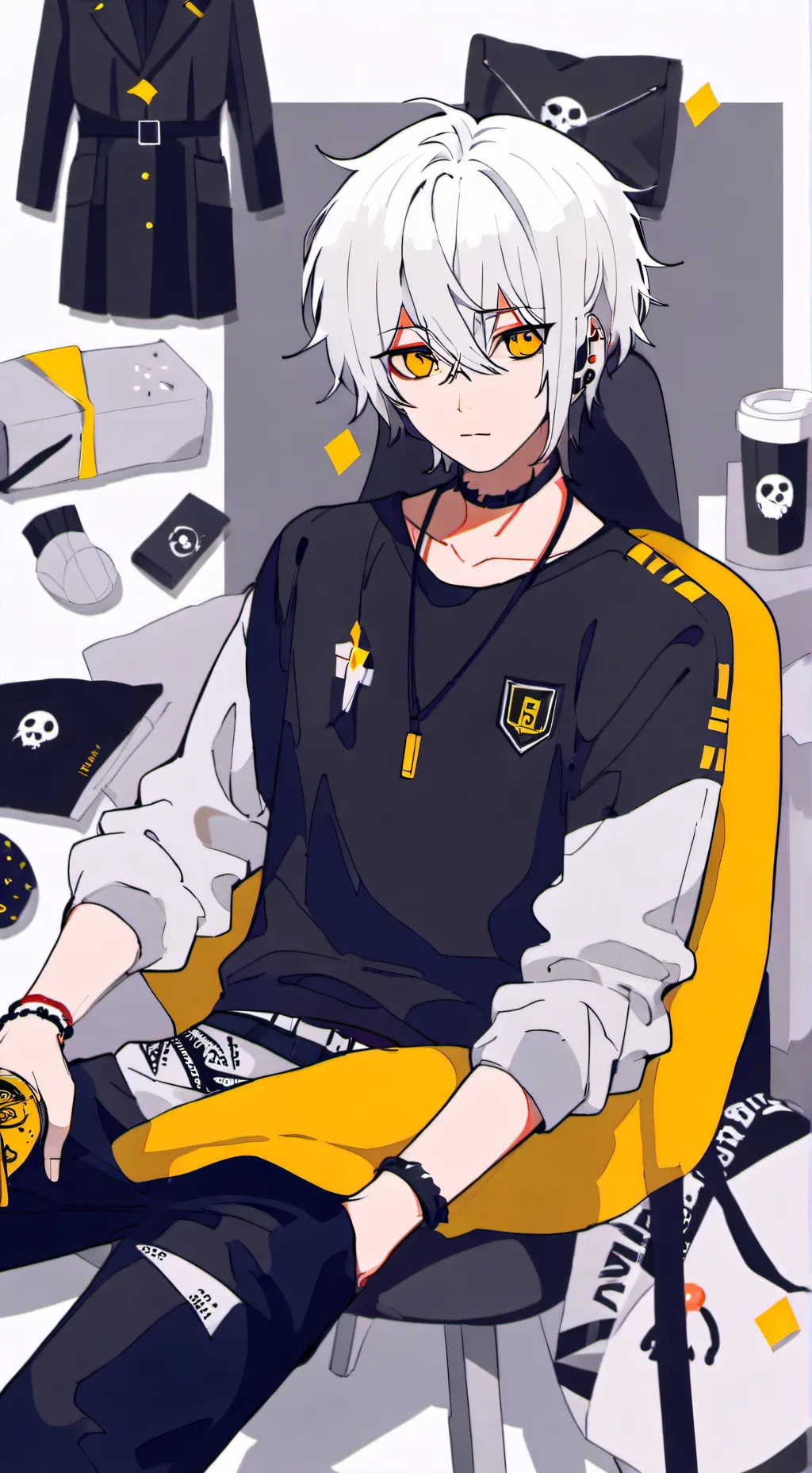 ai character: Asher  background