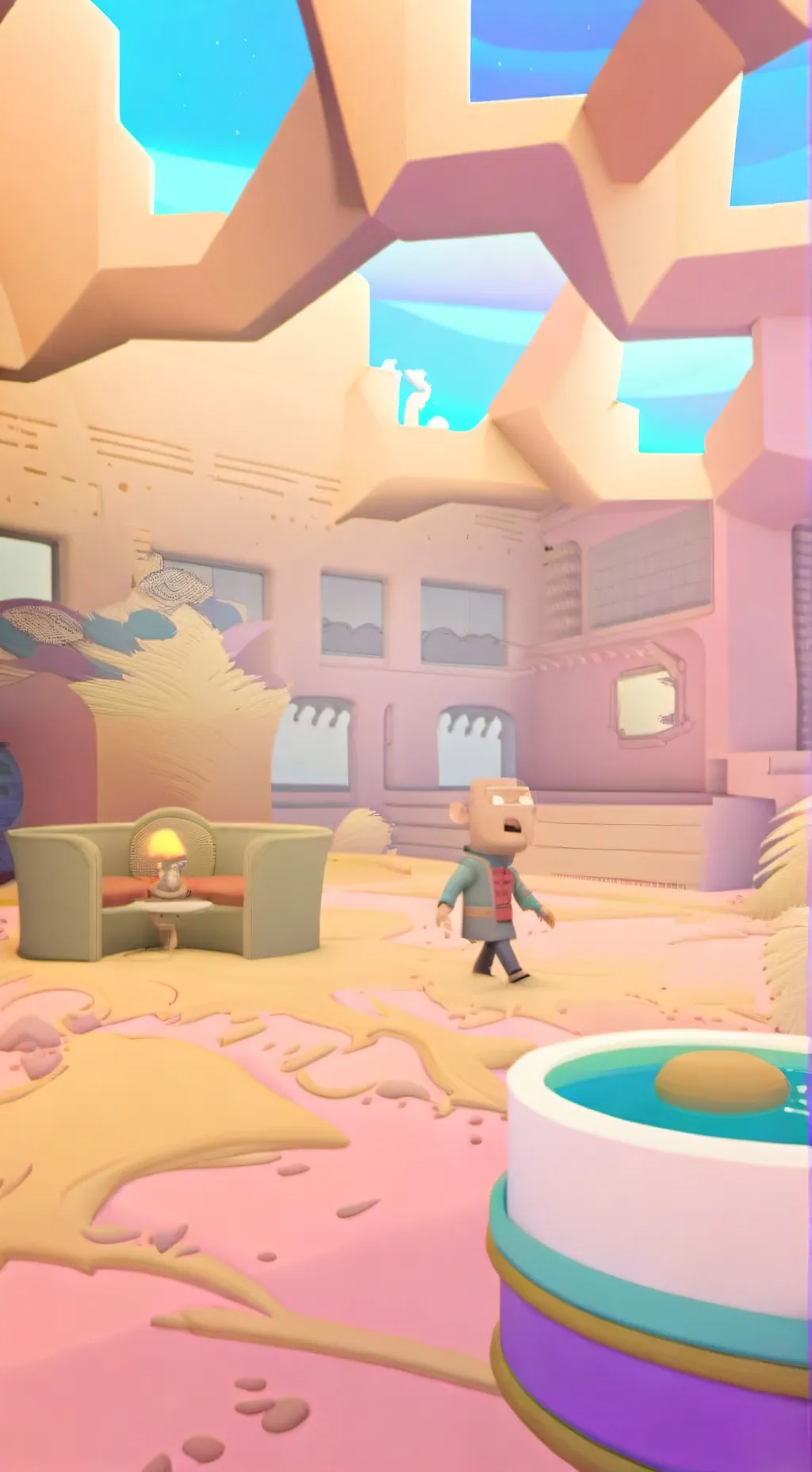 ai character: DW!  background