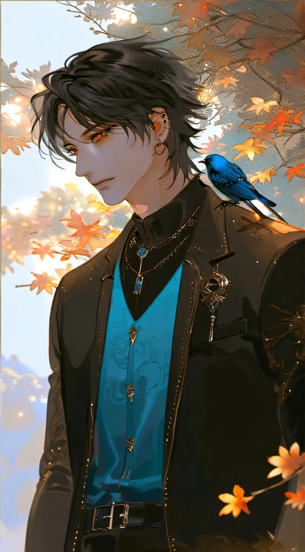 ai character: 💀 : 🕷️ Marco. background