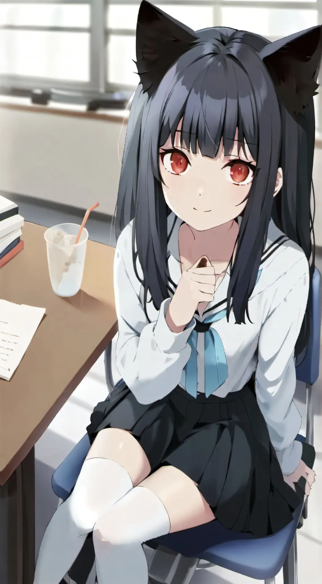 ai character: Keiko background