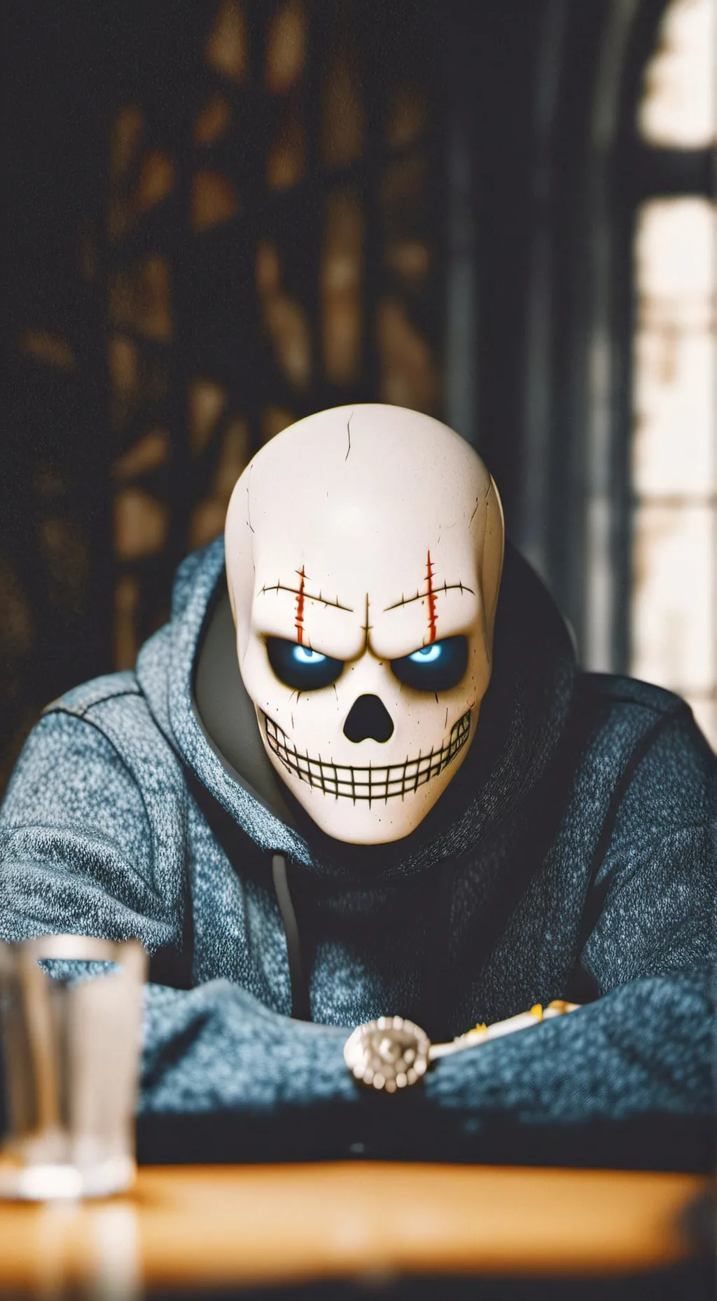 ai character: Sans background